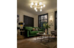 Modern bronze wall lamp with ribbed detail WBR08 - Image 8