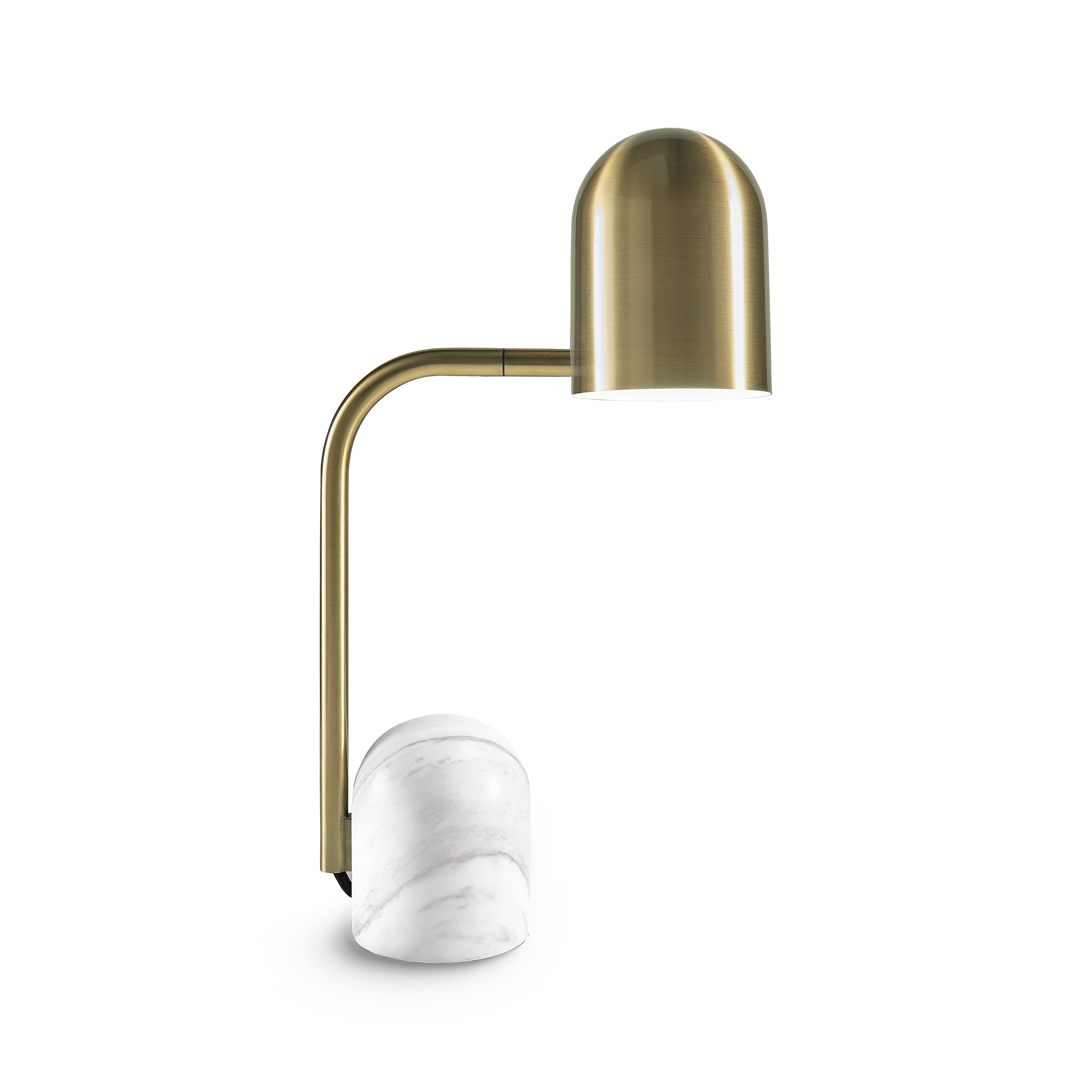 me-9-tl-ebr-primary Modern white desk lamp with adjustable head DWA01 - Image 1