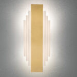 Modern bronze wall lamp with ring frame WBR11 - Image 3