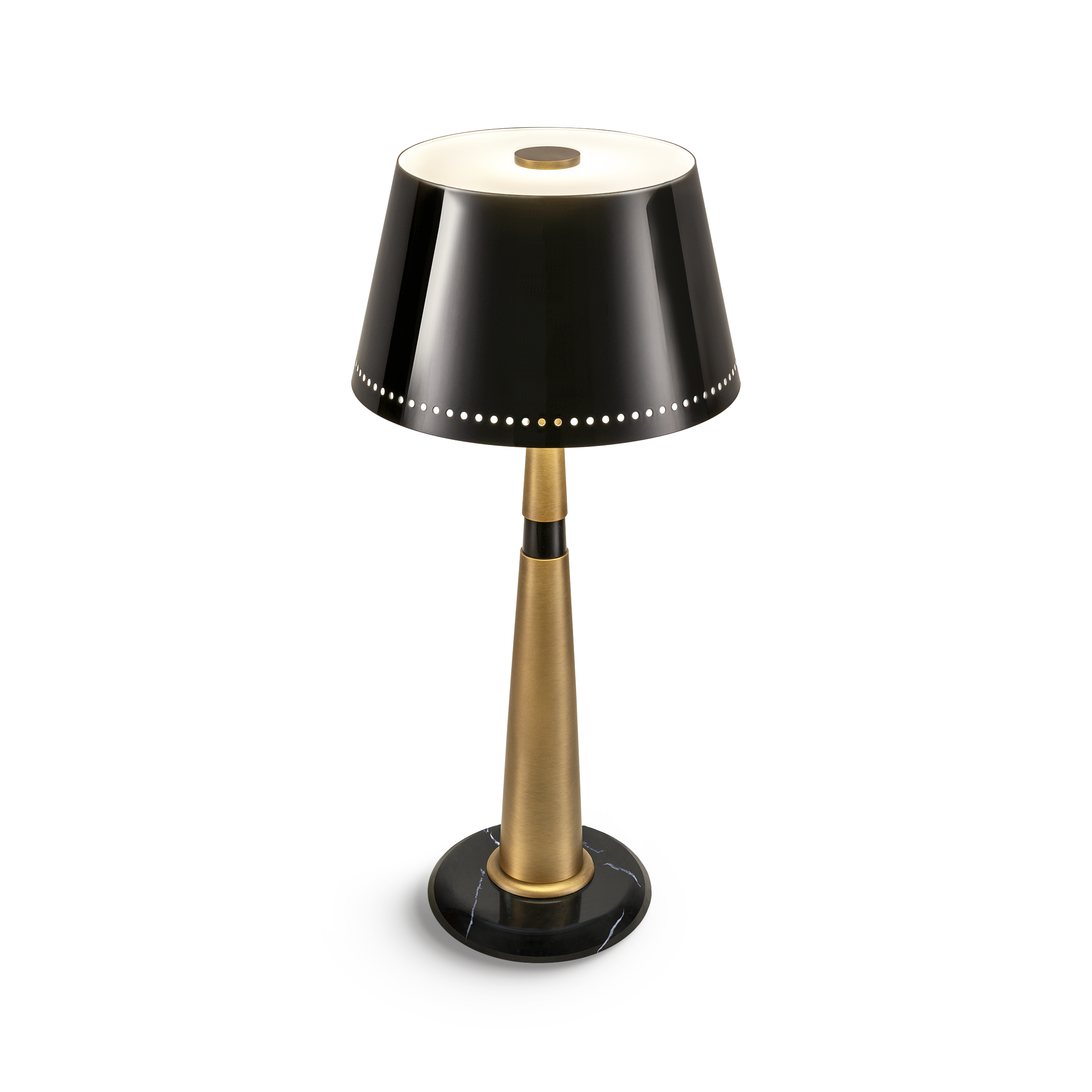 mn-54-tl-abr-primary Decorative brass table lamp with marble base TBM05 - Image 1