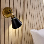 Compact wall sconce with reeded detail WNR02 - Image 5