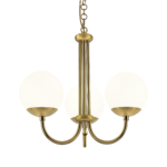 Minimalist ceiling light with opal glass CGG05