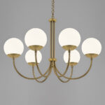 Minimalist ceiling light with opal glass CGG06 - Image 4
