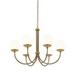 Minimalist ceiling light with opal glass CGG06