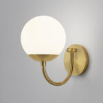 Minimalist wall lamp with opal glass WGG05 - Image 3
