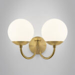 Minimalist wall lamp with opal glass WGG06 - Image 2