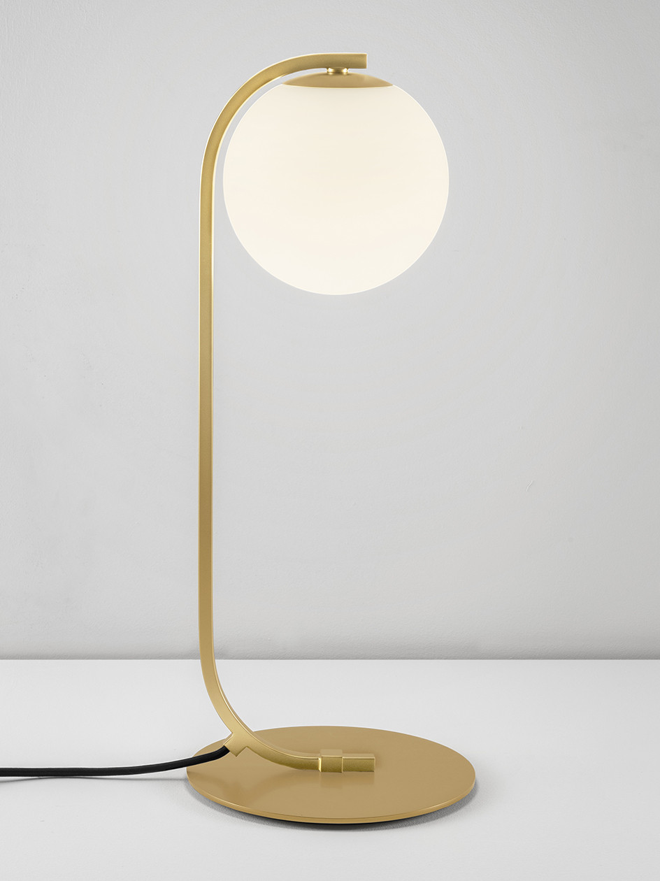 pa-12-tl-chg-1 Modern champagne gold desk lamp with opal glass DBG06 - Image 3