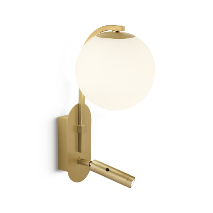 brass wall lamp,modern wall lamp,opal glass wall light,brass wall sconce,bedroom wall lamp,hotel wall lighting
