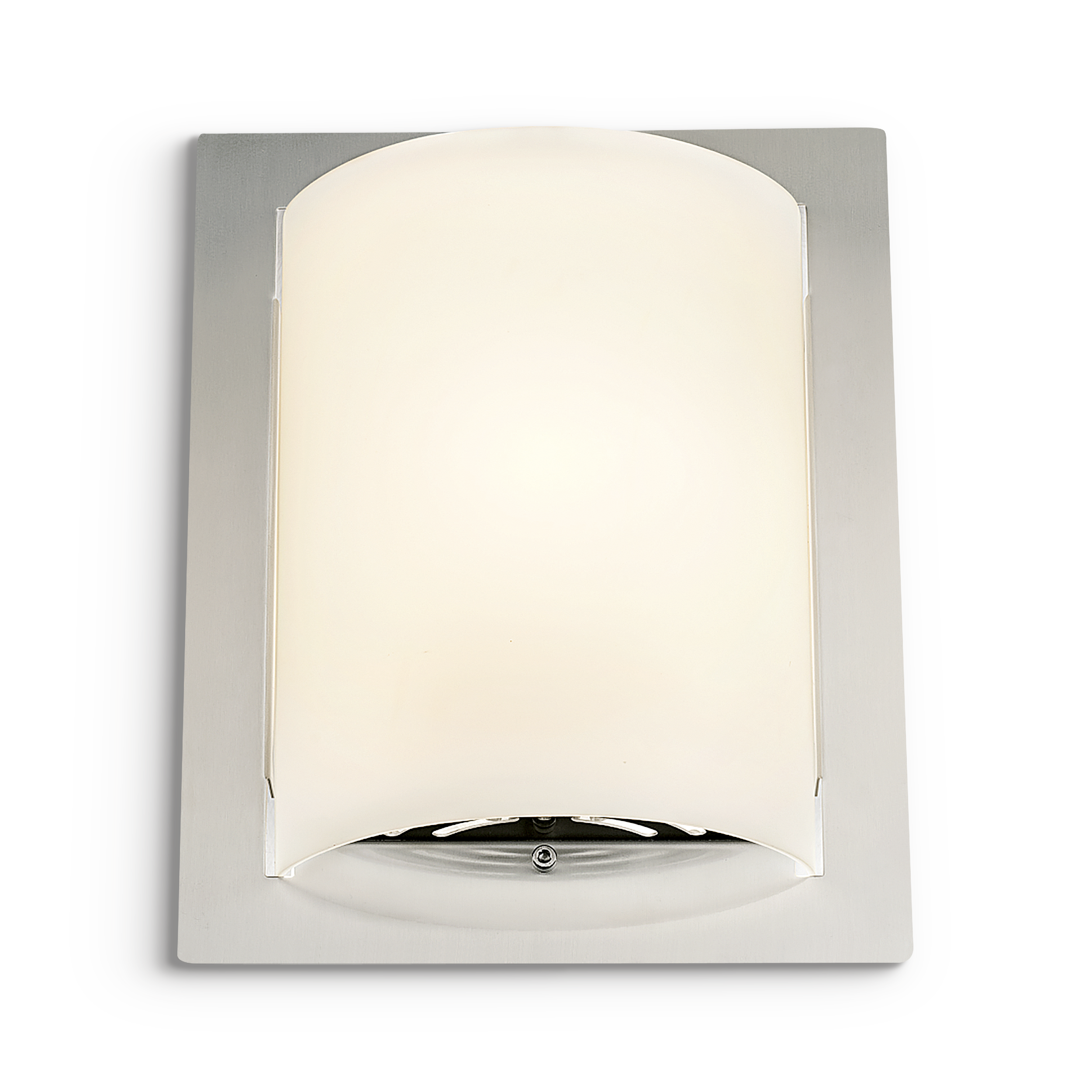 pb-70-w1-bn-primary Modern nickel wall lamp with opal acrylic diffuser WNG09 - Image 1