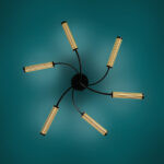Custom brass custom chandelier with LED light CBL01 - Image 3