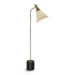 Modern floor lamp with fabric shade FNF01
