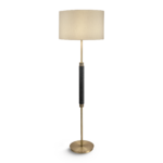 Modern floor lamp with reeded detail FNR01