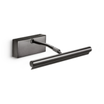 Minimalist black picture light with adjustable head WKA04