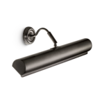 Modern black picture light with adjustable head WKA02