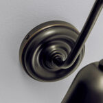 Modern bronze wall lamp with LED light WBL02 - Image 2