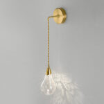 Modern wall lamp with crackle glass WNG07 - Image 4
