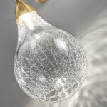 Modern wall lamp with crackle glass WNG07 - Image 2