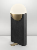 Modern bronze table lamp with opal glass TBG06 - Image 3