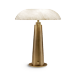 Decorative brass table lamp with dimmer control TBD01