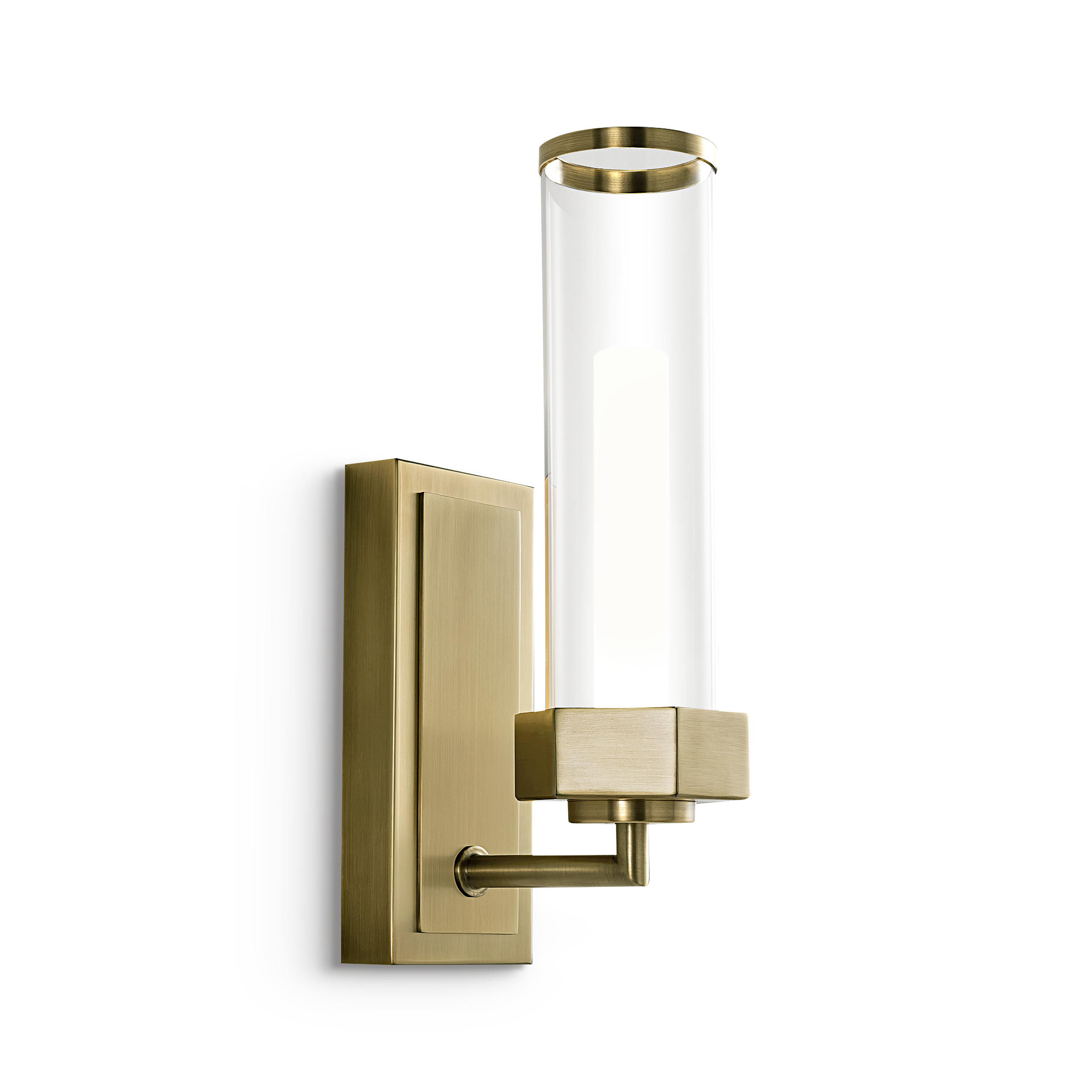 rg-3-w1-ebr-primary Modern brass bathroom wall light with LED light BBL02 - Image 1