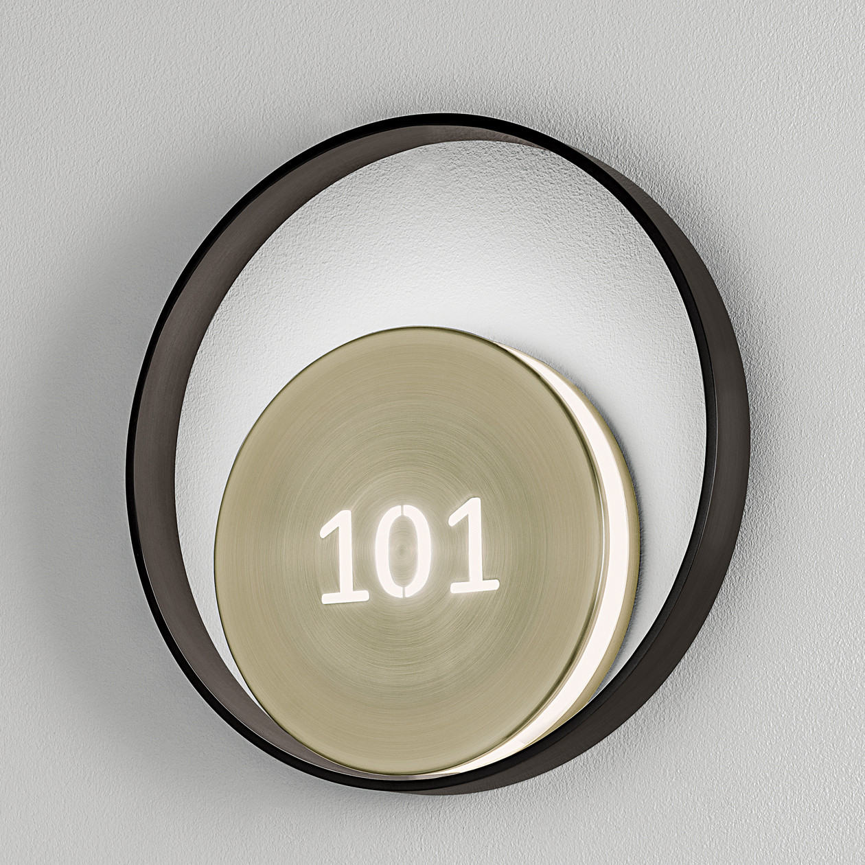rn-01-1 Modern wall lamp with ring frame WNR08 - Image 2