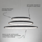 Custom custom ceiling light with opal acrylic diffuser CNG08 - Image 3