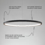 Custom custom ceiling light with opal acrylic diffuser CNG11 - Image 3