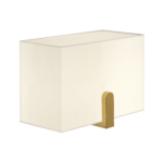 Modern champagne gold wall sconce with opal acrylic diffuser WBG18