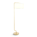 Modern white floor lamp with acrylic diffuser FWD01