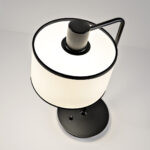 Modern black table lamp with acrylic diffuser TKD01 - Image 2