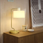 Modern white table lamp with acrylic diffuser TWD01 - Image 3