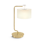 Modern white table lamp with acrylic diffuser TWD01