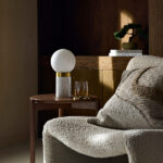 Compact brass desk lamp with opal glass DBG01 - Image 7