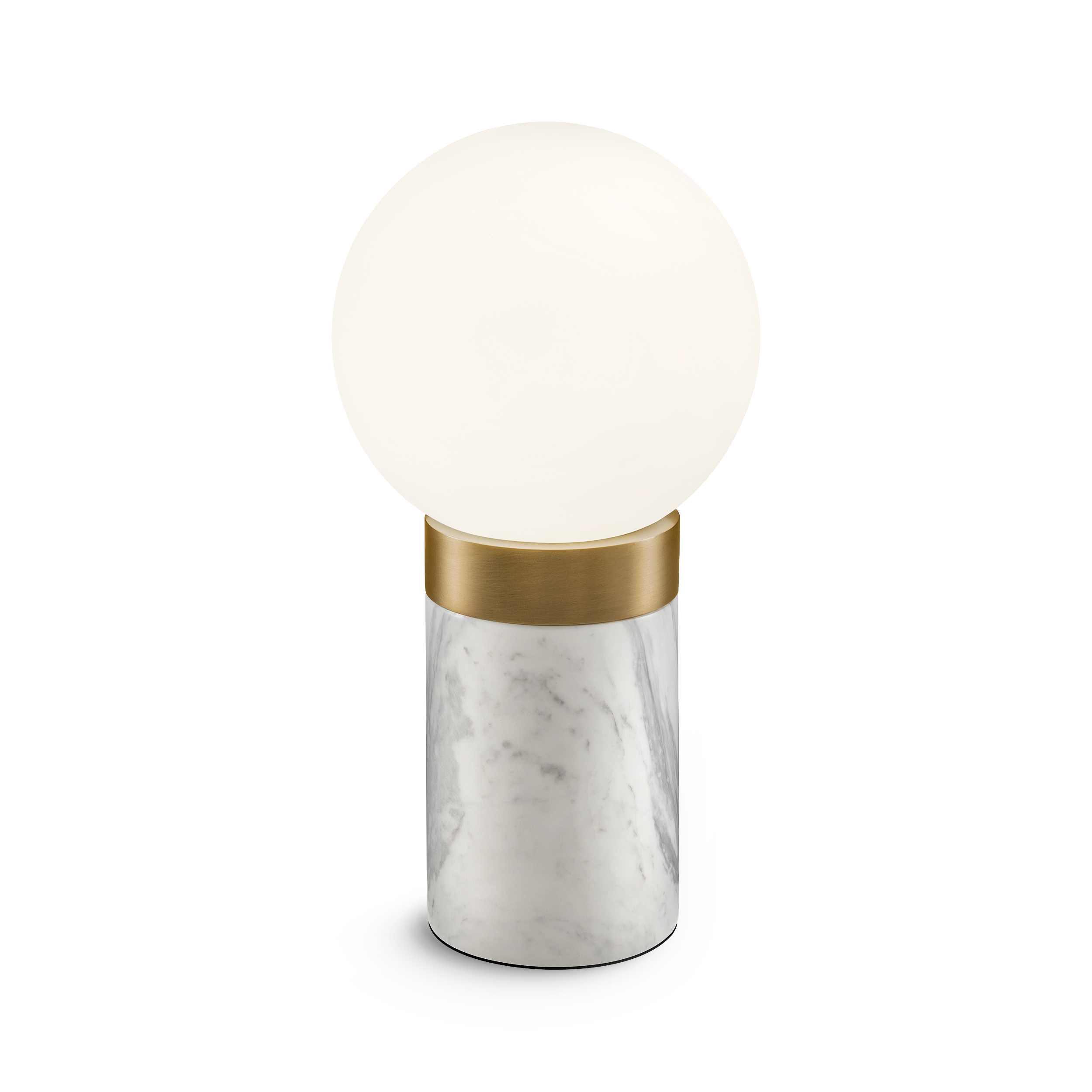 sj-30-tl-bc-primary Compact brass desk lamp with opal glass DBG01 - Image 1