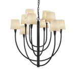Decorative black chandelier CKN01