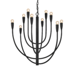 Decorative black chandelier CKN03