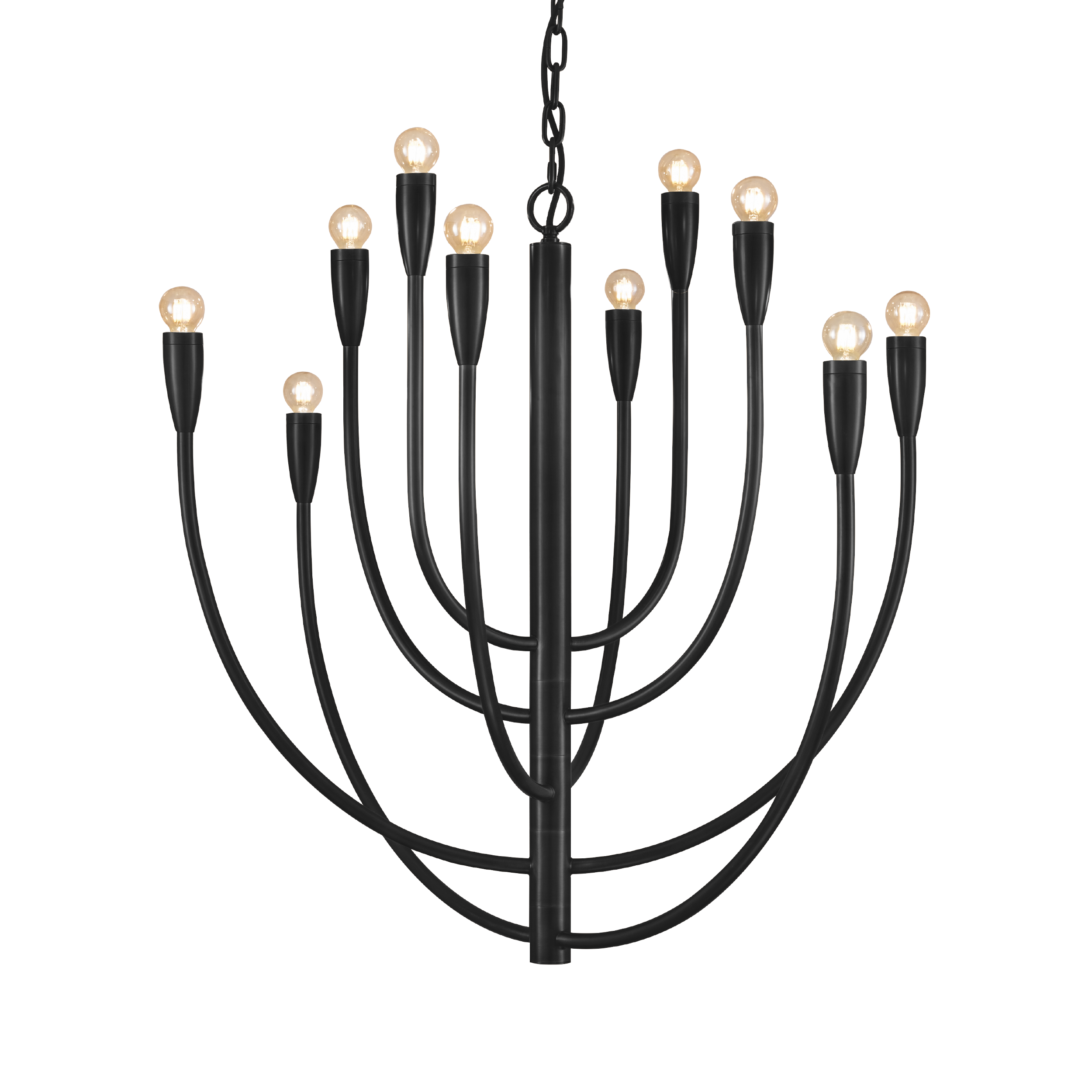 so-70-10-bl-with-xla-led-filgolf-primary Decorative black chandelier CKN03 - Image 1