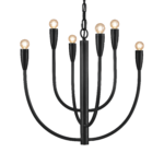 Decorative black chandelier CKN04