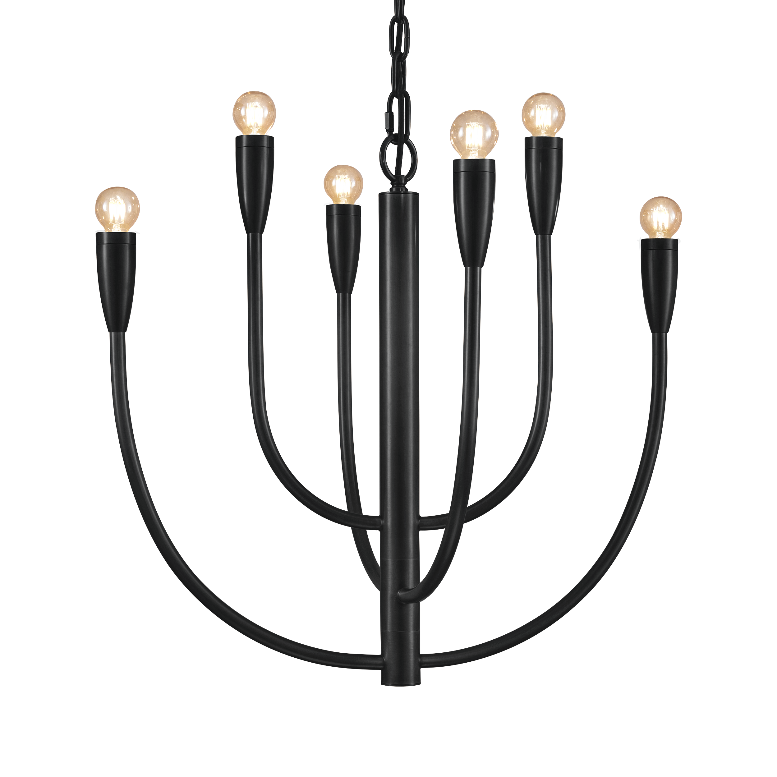 so-70-6-bl-with-xla-led-filgolf-primary Decorative black chandelier CKN04 - Image 1