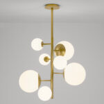 Custom custom chandelier with glass globe CNG14 - Image 5