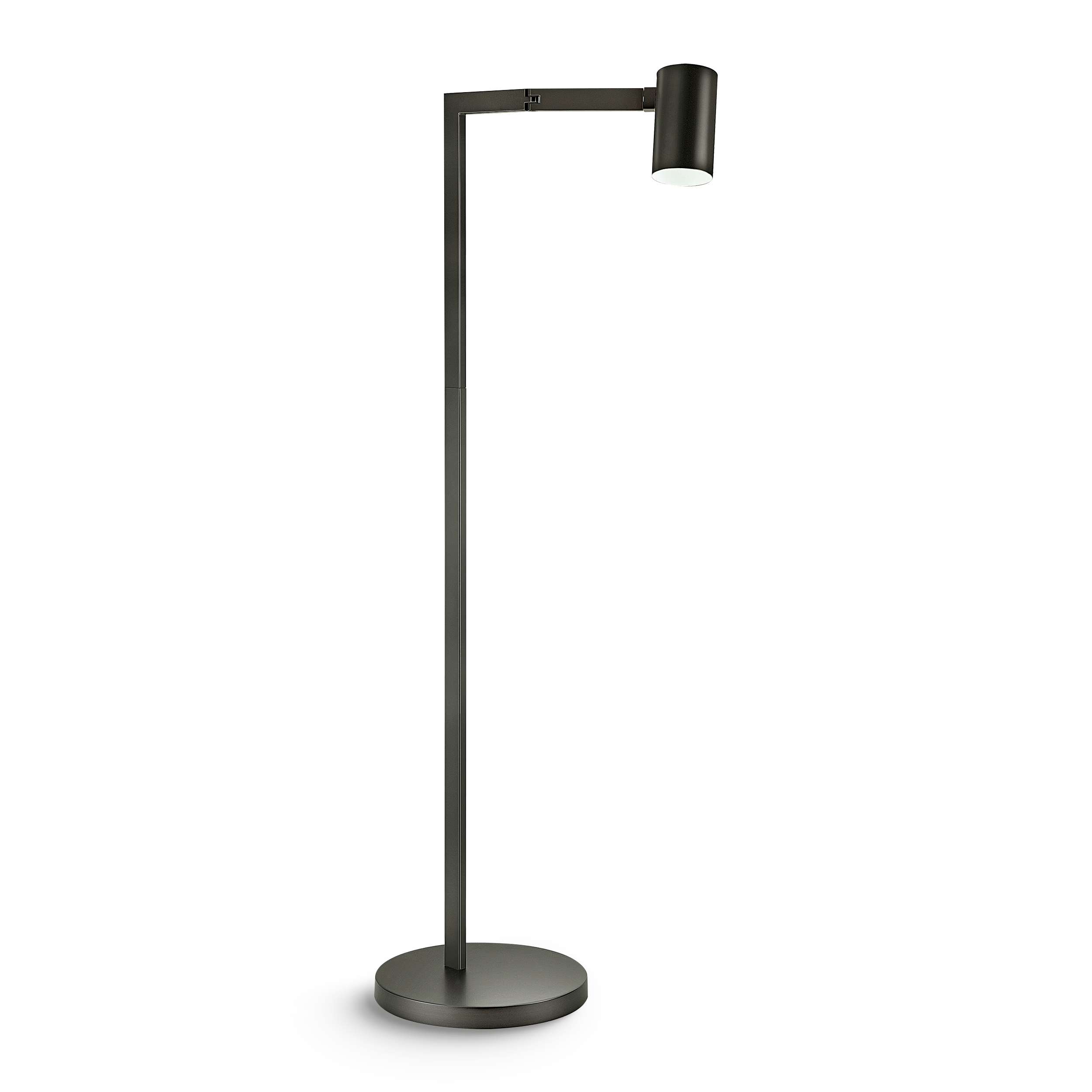 sw-40-fs-bb-primary Modern black floor lamp with adjustable head FKA02 - Image 1