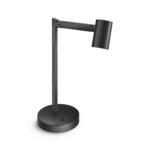 Modern black desk lamp with adjustable head DKA02