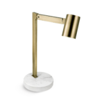 Modern brass desk lamp with adjustable head DBA02