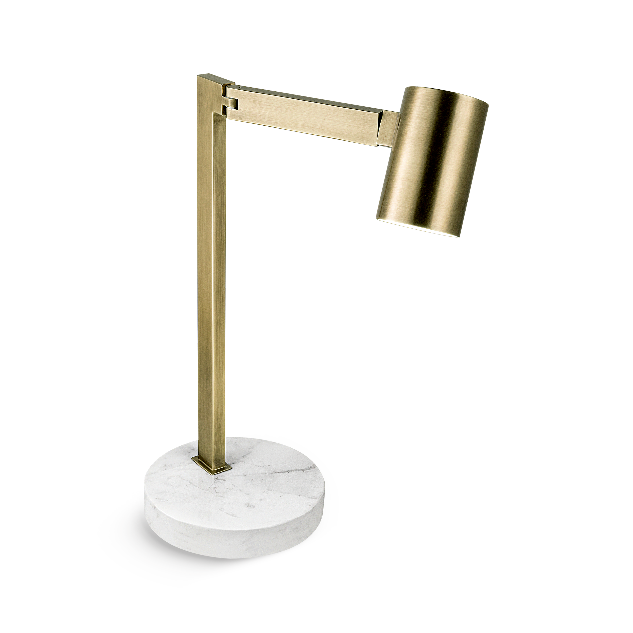 sw-40-tl-ebr-stone-primary Modern brass desk lamp with adjustable head DBA02 - Image 1