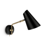 Retro bronze reading light with adjustable head RBR18