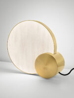 Modern brass table lamp with dimmer control TBD03 - Image 3