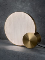 Modern brass table lamp with dimmer control TBD03 - Image 4