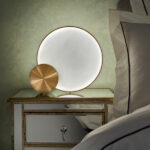 Modern brass table lamp with dimmer control TBD03 - Image 2