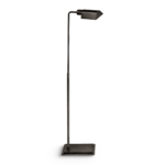 Timeless black floor lamp with adjustable head FKA01