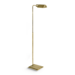 Timeless brass floor lamp with adjustable head FBA01